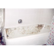 BEFORE - Burned bathtub